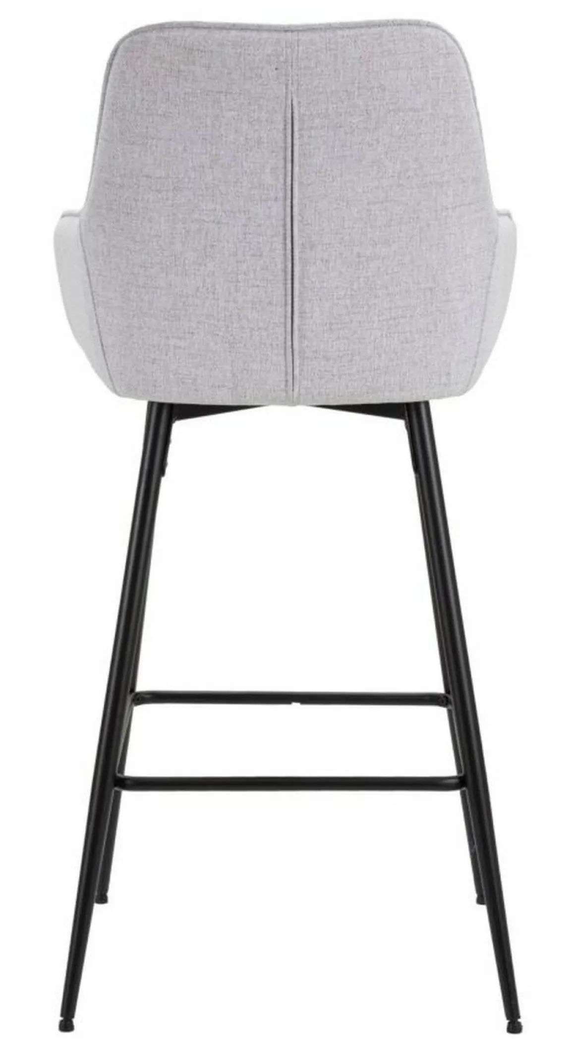 Sgabello alto moderno con seduta imbottita 55x55x109h cm - Moore