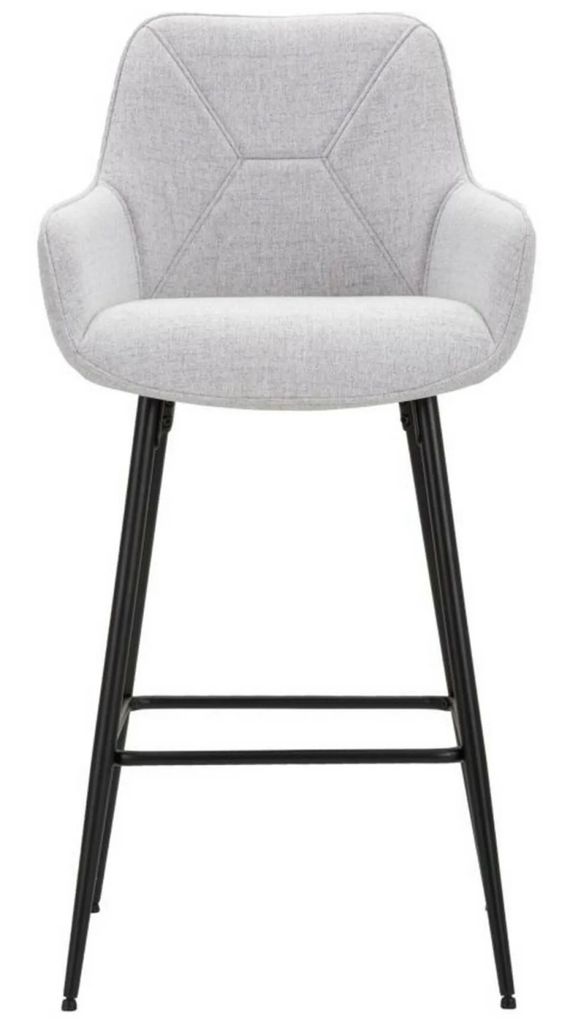 Sgabello alto moderno con seduta imbottita 55x55x109h cm - Moore