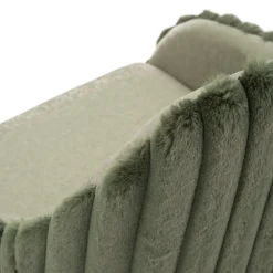 Sgabelli > Dmora Sgabello Imbottito set da 2 con Schienale 52x46x111h cm, Materiale Struttura in Legno Nobilitato - Spiti Verde