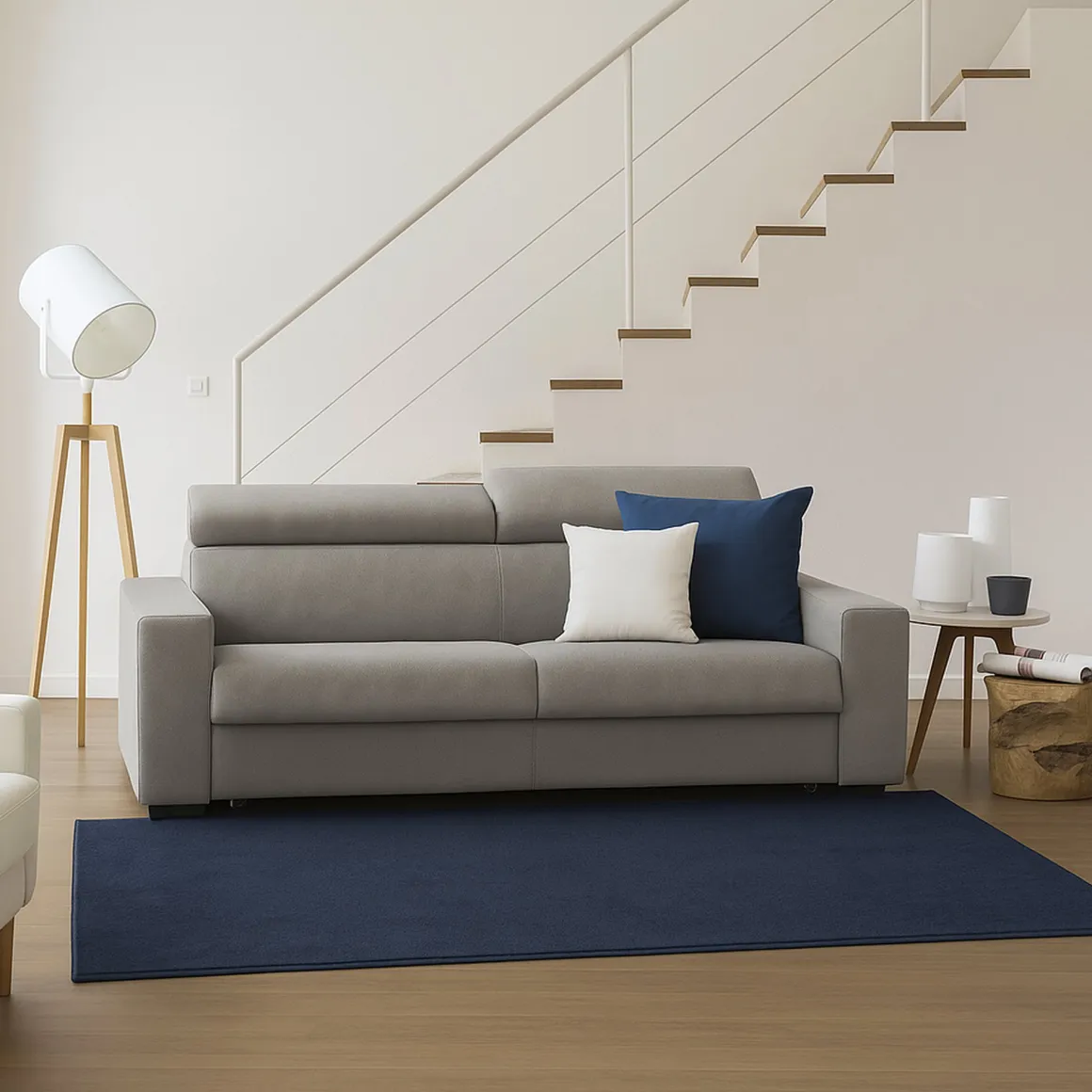 Sofa design tortora 180x95x85h cm - Vigolana