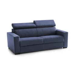 Sofa 3 posti blu 200x95x85h cm - Vigolana