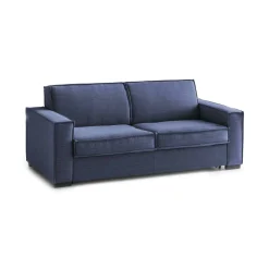 Salotto|Divani Fissi 3 Posti > Dmora Sofa sfoderabile 220x95x90h cm - Diopside Blu