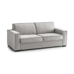 Sofa sfoderabile grigio 220x95x90h cm - Diopside