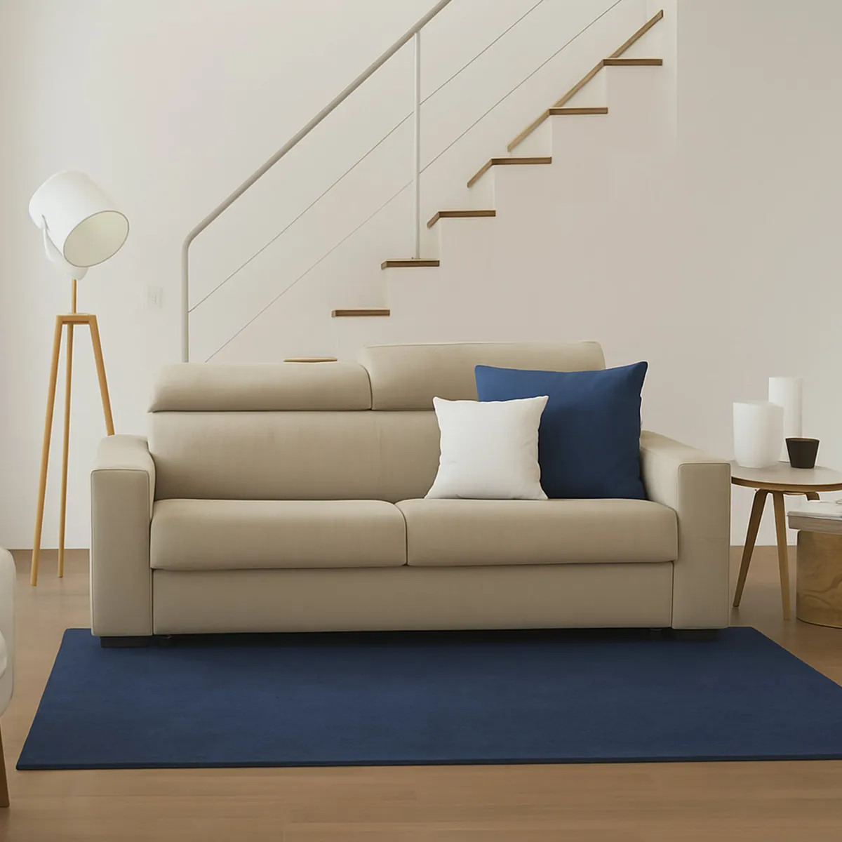 Divani Fissi 2 Posti|Salotto > Dmora Sofà sfoderabile 180x95x85h cm - Aggius Beige