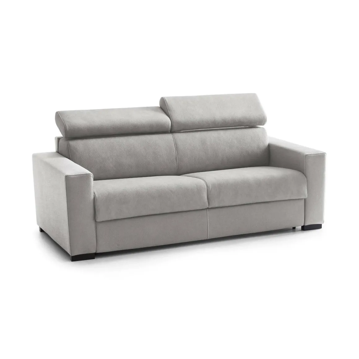 Sofà sfoderabile grigio 160x95x85h cm - Aggius