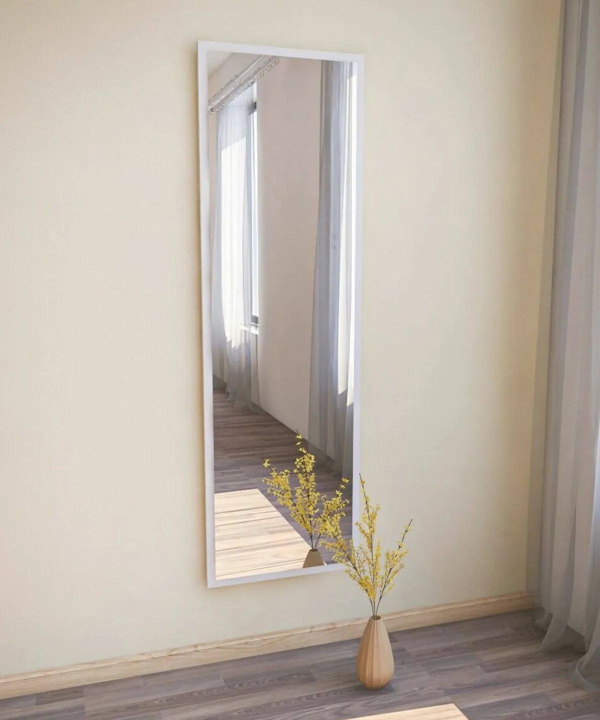 Specchi > Dmora Specchio alto 50x160h cm - Dragone Bianco