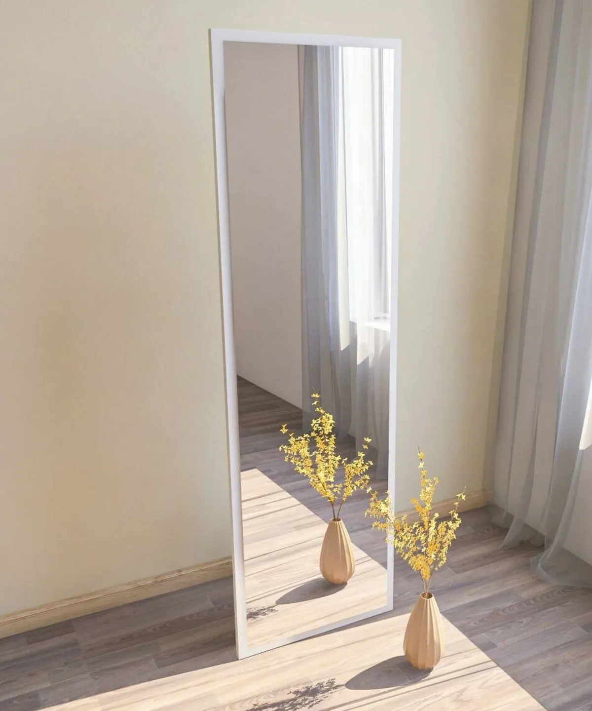 Specchi > Dmora Specchio alto 50x160h cm - Dragone Bianco