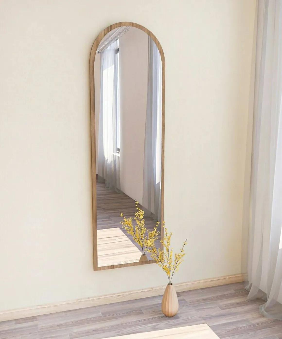 Specchio alto noce 50x160h cm - Artus