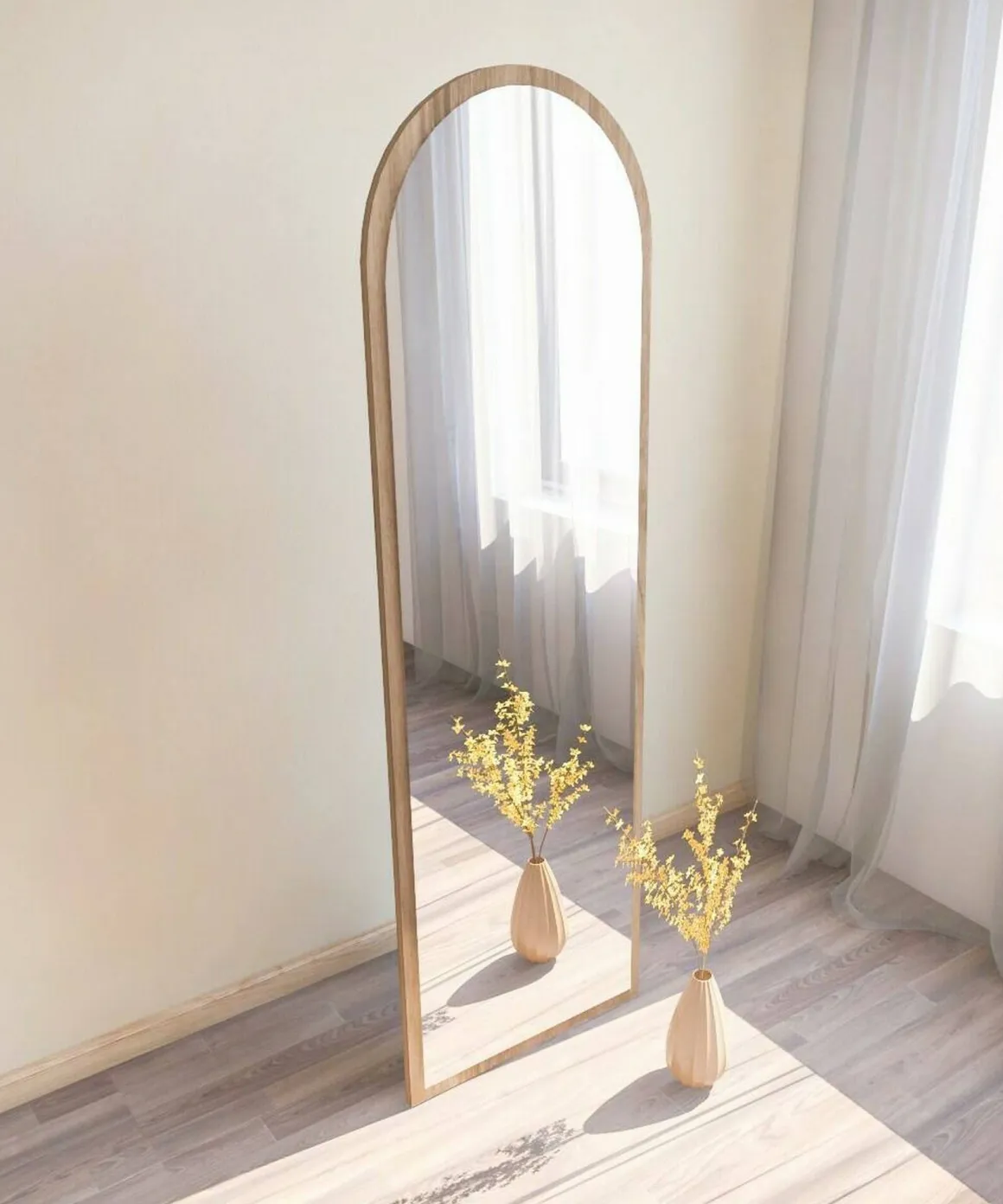 Specchio alto noce 50x160h cm - Artus