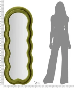 Specchi > Dmora Specchio a muro nuvola 60x160h cm - Marylin Verde