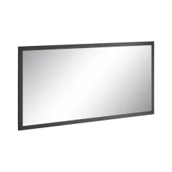 Specchi > Dmora Specchio antracite lucido 120x60h cm - Adelchi Nero Antracite lucido