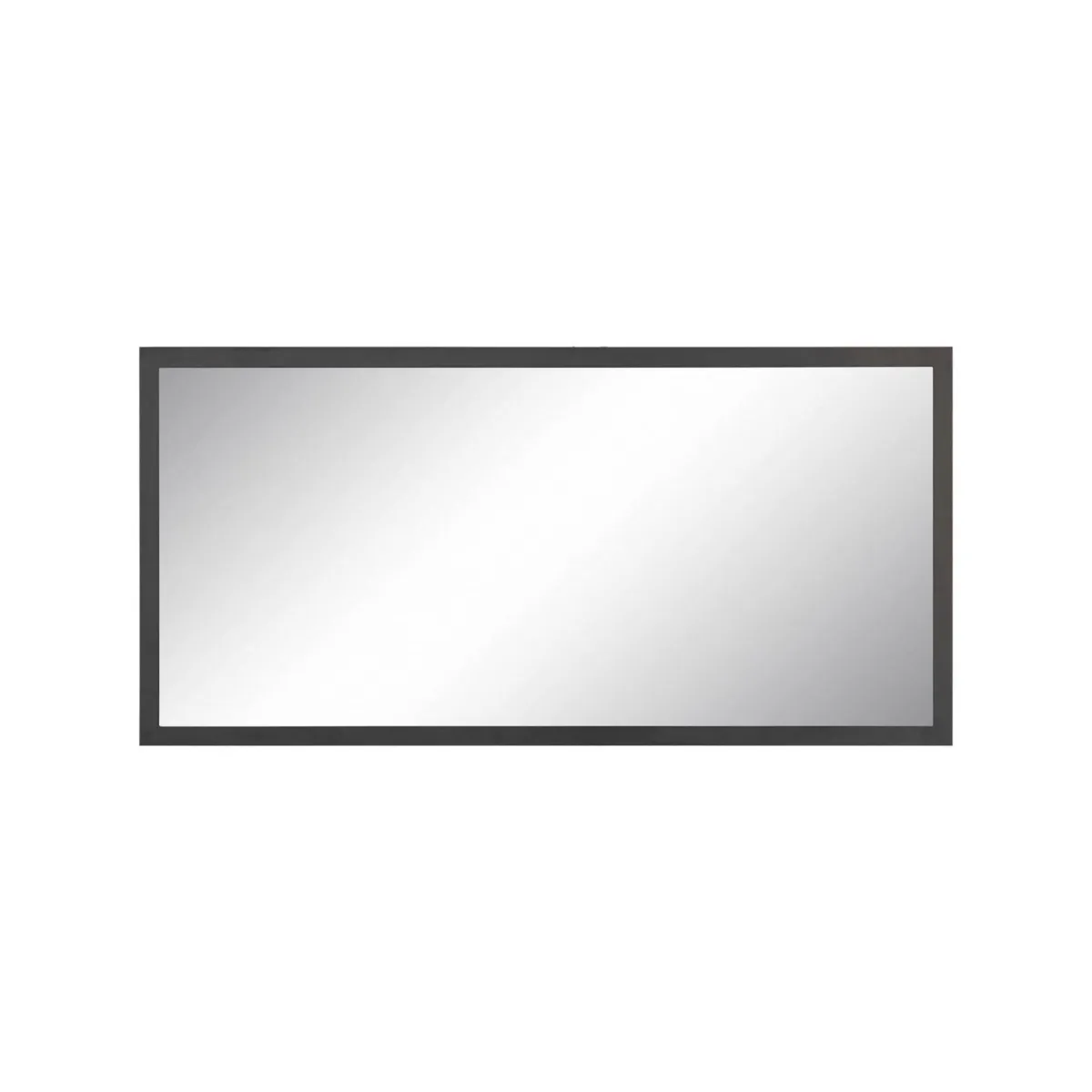 Specchi > Dmora Specchio antracite lucido 120x60h cm - Adelchi Nero Antracite lucido