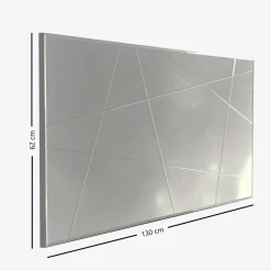 Specchio argento 130x62h cm - Caposele
