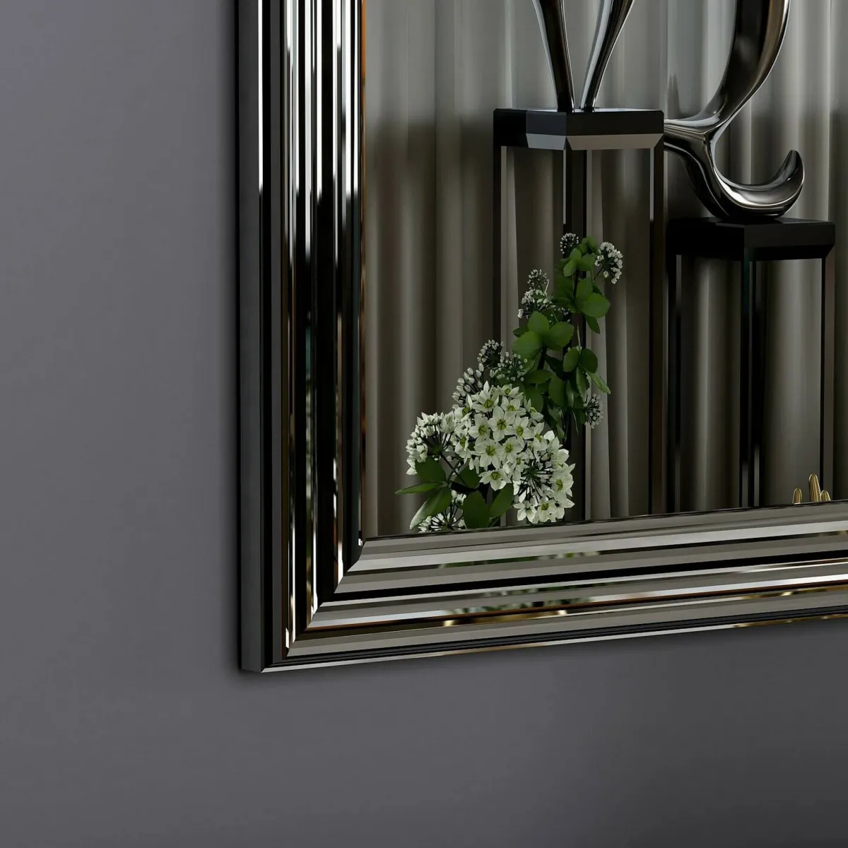 Specchi > Dmora Specchio 40x40h cm - Thane Argento