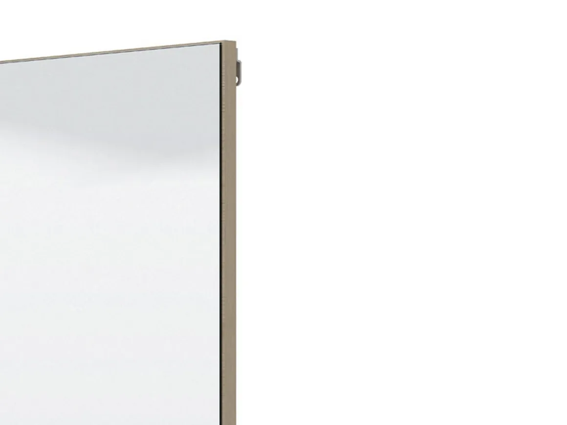 Specchi > Dmora Specchio kit Fissaggio a Muro Incluso Forma Rettangolare 51x83h cm - Cogne Beige