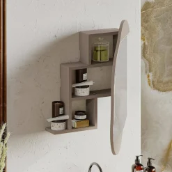 Specchi > Dmora Specchio 60x75h cm - Asterisco Beige