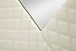 Specchio bianco e oro 80x80h cm - Bozzole