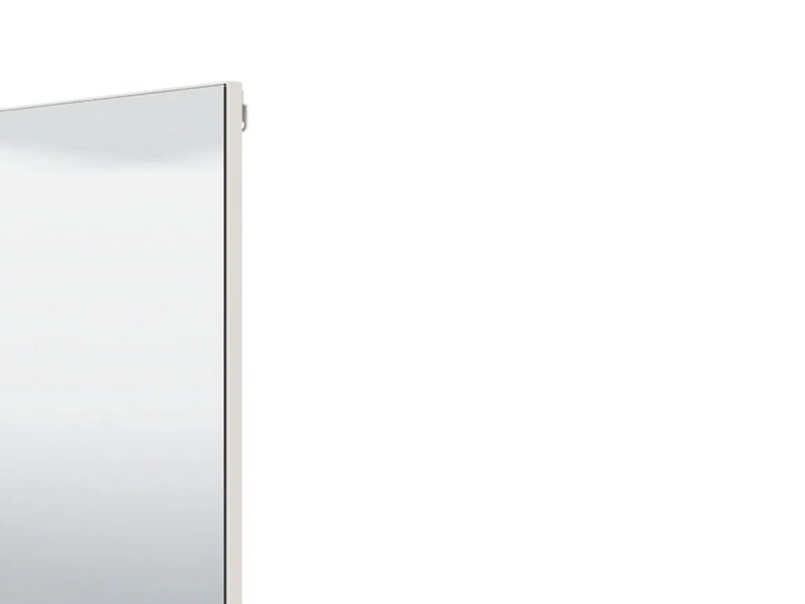 Specchi > Dmora Specchio kit Fissaggio a Muro Incluso Forma Rettangolare 76.5x76.5h cm - Rizzardi Bianco