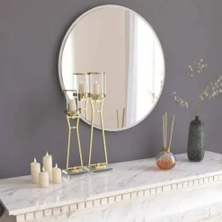 Specchi > Dmora Specchio 60x60h cm - Adelasia Bianco