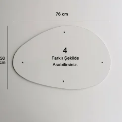 Specchi > Dmora Specchio 76x50h cm - Nogaredo Bianco