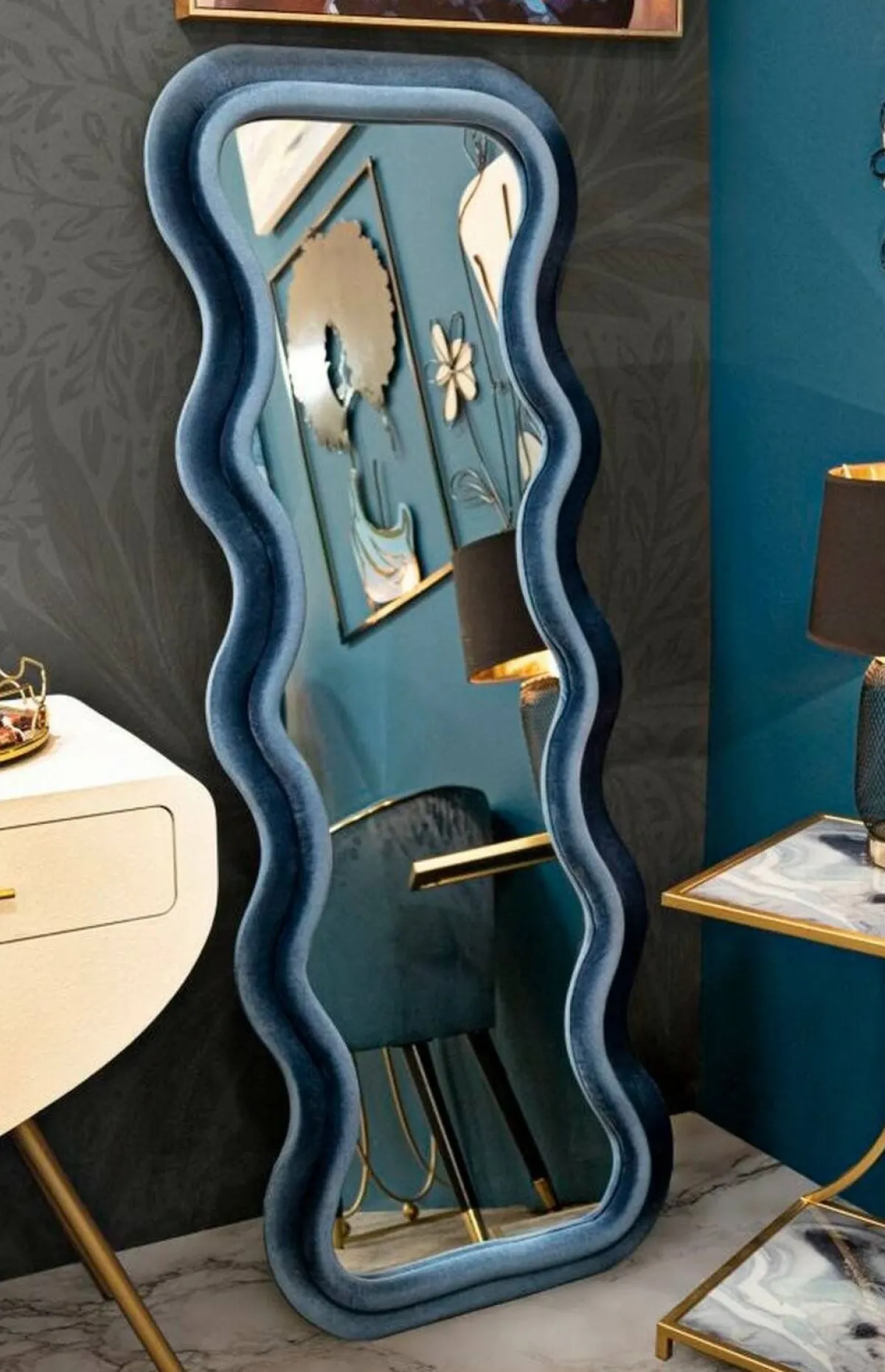 Specchi > Dmora Specchio 60x160h cm - Allen Blu