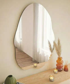 Specchi > Dmora Specchio chic 60x85h cm - Freya Nero