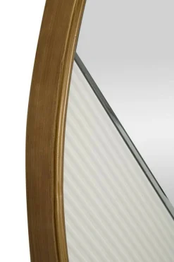 Specchio circolare bianco e oro 80x80h cm - Santelia