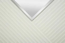 Specchio circolare bianco e oro 80x80h cm - Santelia