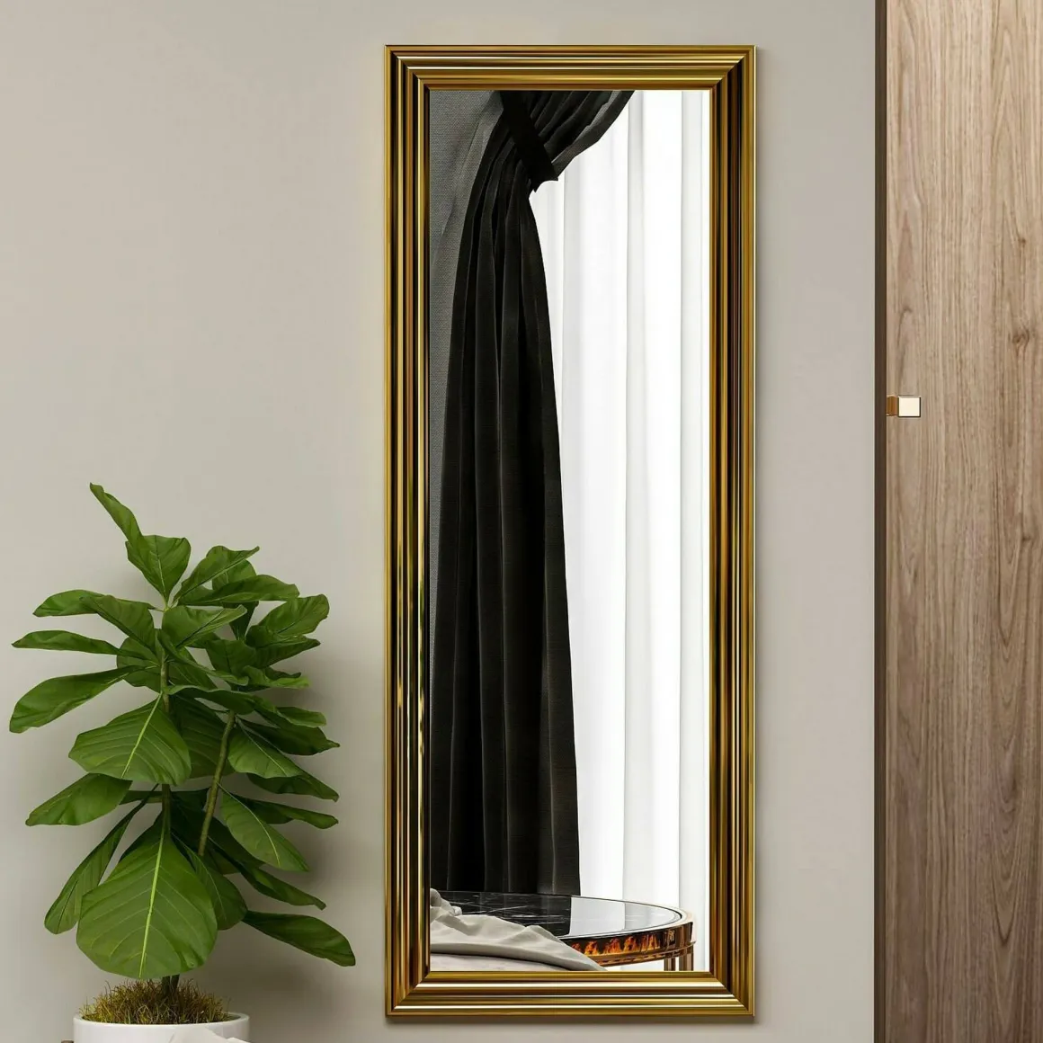 Specchio da muro oro 40x105h cm - Lina