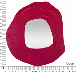 Specchi > Dmora Specchio fucsia 90x97h cm - Brennero Rosa Fucsia