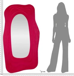 Specchio fucsia 90x165h cm - Pregola