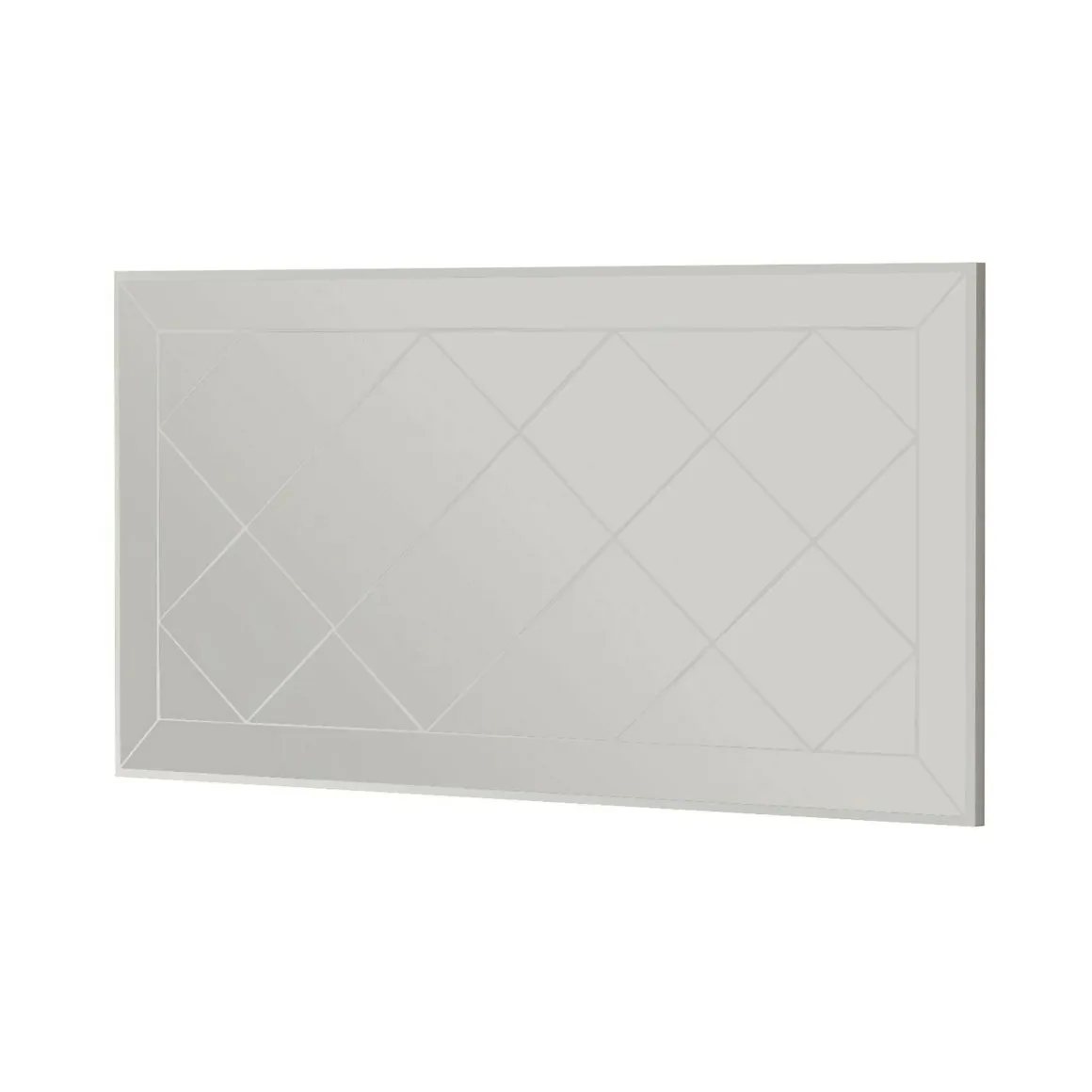 Specchio geometrico bianco 60x120h cm - Nimfa