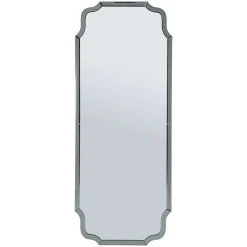 Specchi > Dmora Specchio Grigio Trasparente Cornice Sagomata Forma Rettangolare 60x150h cm, Tipologia a Parete - Dadahani Trasparente, Grigio