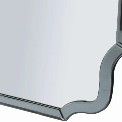Specchio Grigio Trasparente Cornice Sagomata Forma Rettangolare 60x90h cm, Tipologia a Parete - Jajce
