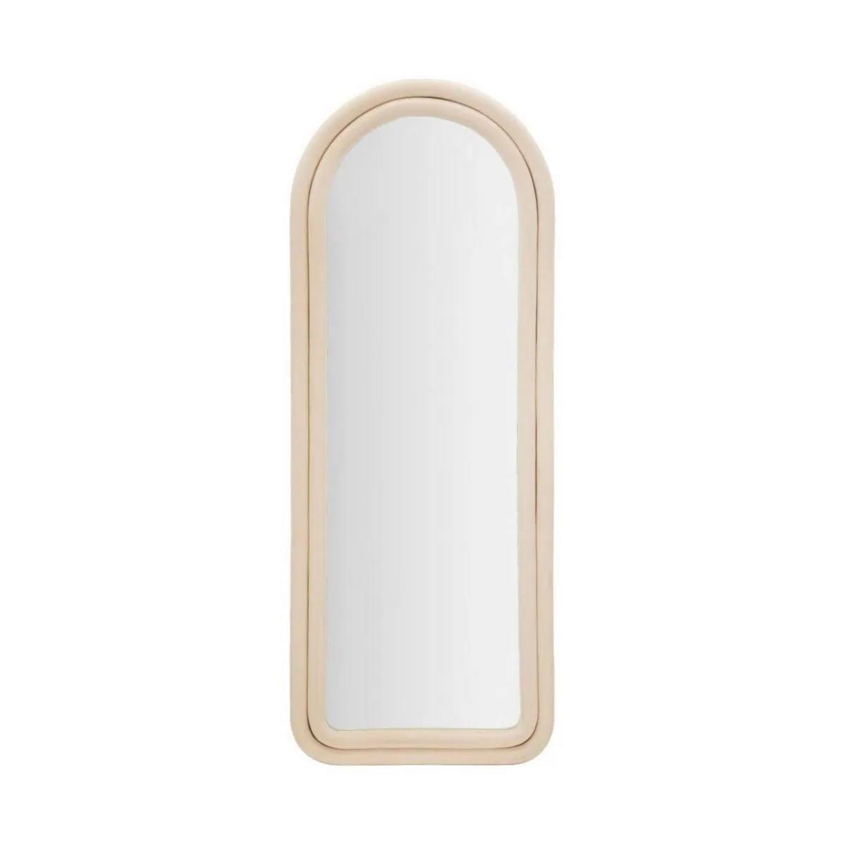 Specchi > Dmora Specchio ingresso crema 60x160h cm - Segal Bianco Crema