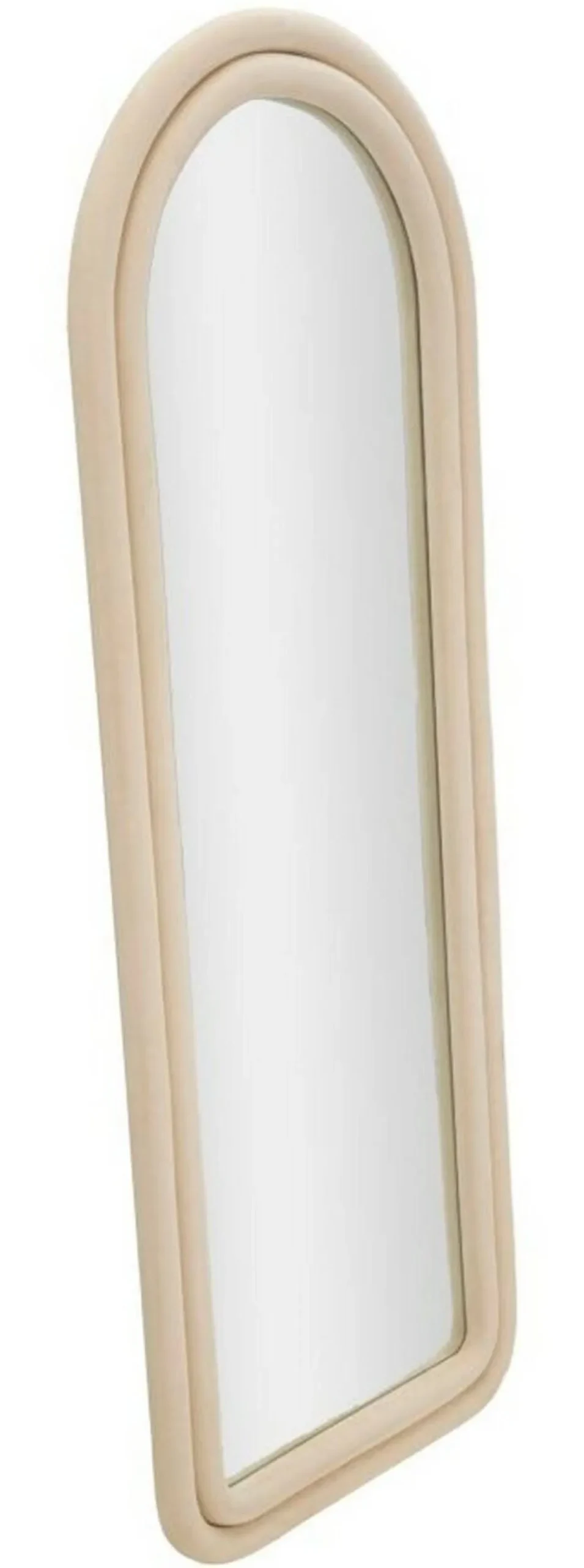 Specchi > Dmora Specchio ingresso crema 60x160h cm - Segal Bianco Crema