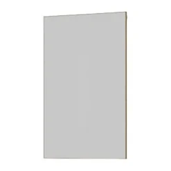 Specchio Marrone kit Fissaggio a Muro Incluso Forma Rettangolare 51x83h cm - Cogne