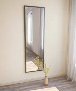 Specchio nero con cavalletto rettangolare 50x160h cm - Dragone