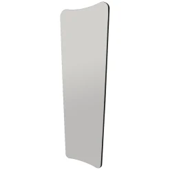 Specchio Nero Trasparente Forma Rettangolare Tipologia a Parete 55x150h cm, Colore Struttura Trasparente - Cerano