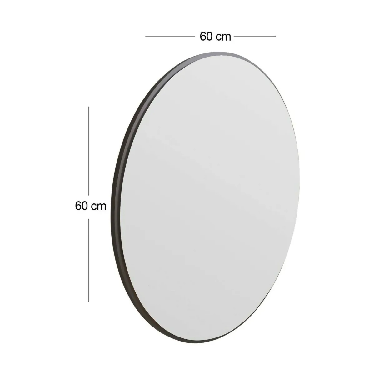 Specchi > Dmora Specchio 60x60h cm - Adelasia Nero