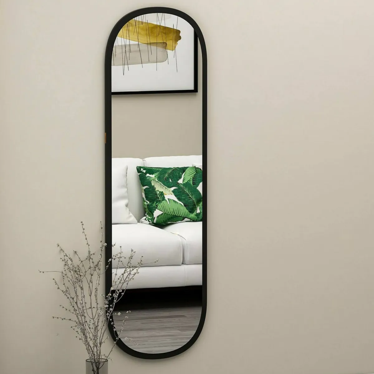 Specchi > Dmora Specchio 40x120h cm - Korban Nero