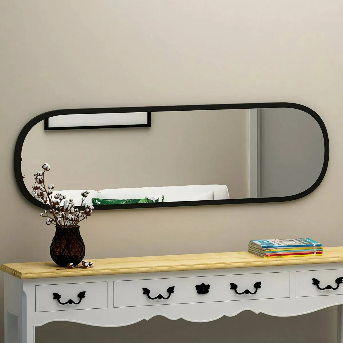 Specchi > Dmora Specchio 40x120h cm - Korban Nero