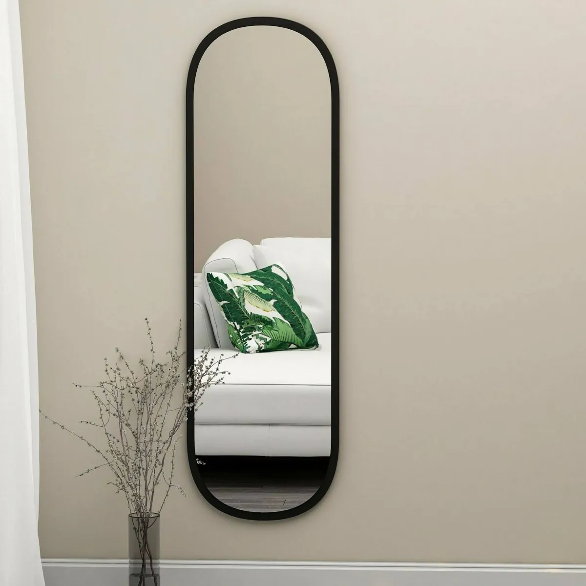 Specchi > Dmora Specchio 40x120h cm - Korban Nero