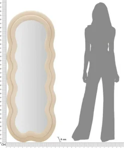 Specchio nuvola crema 60x160h cm - Marylin