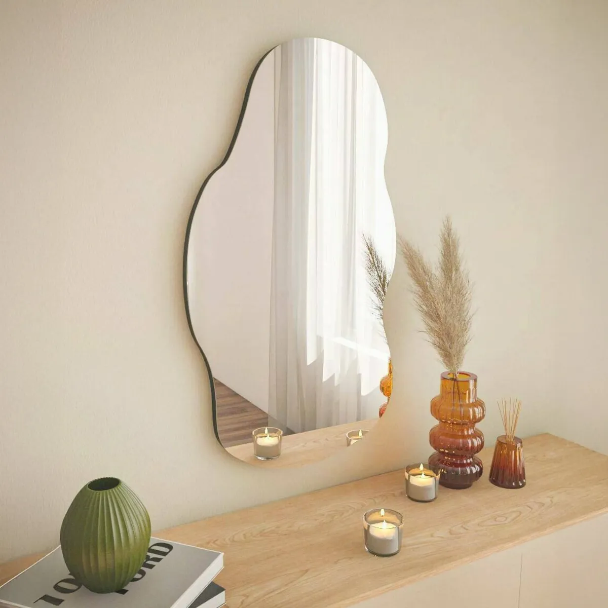 Specchi > Dmora Specchio nuvola 40x72h cm - Saburo Nero