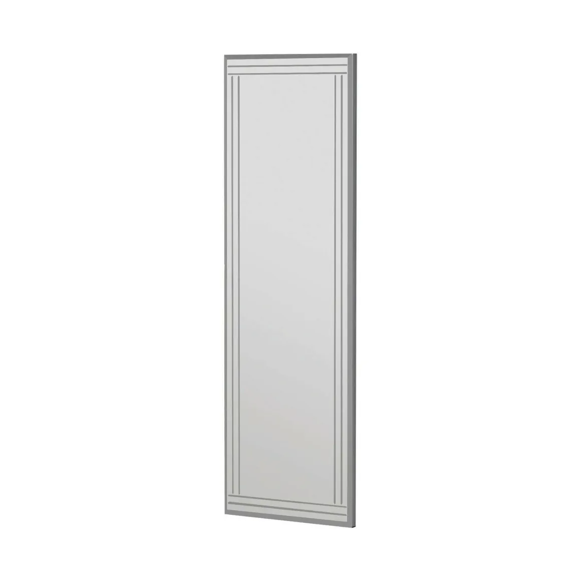 Specchio rettangolare bianco 40x120h cm - Mossano