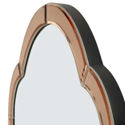 Specchio Rosa Trasparente Cornice Sagomata Forma Rettangolare 55x150h cm, Tipologia a Parete - Berat