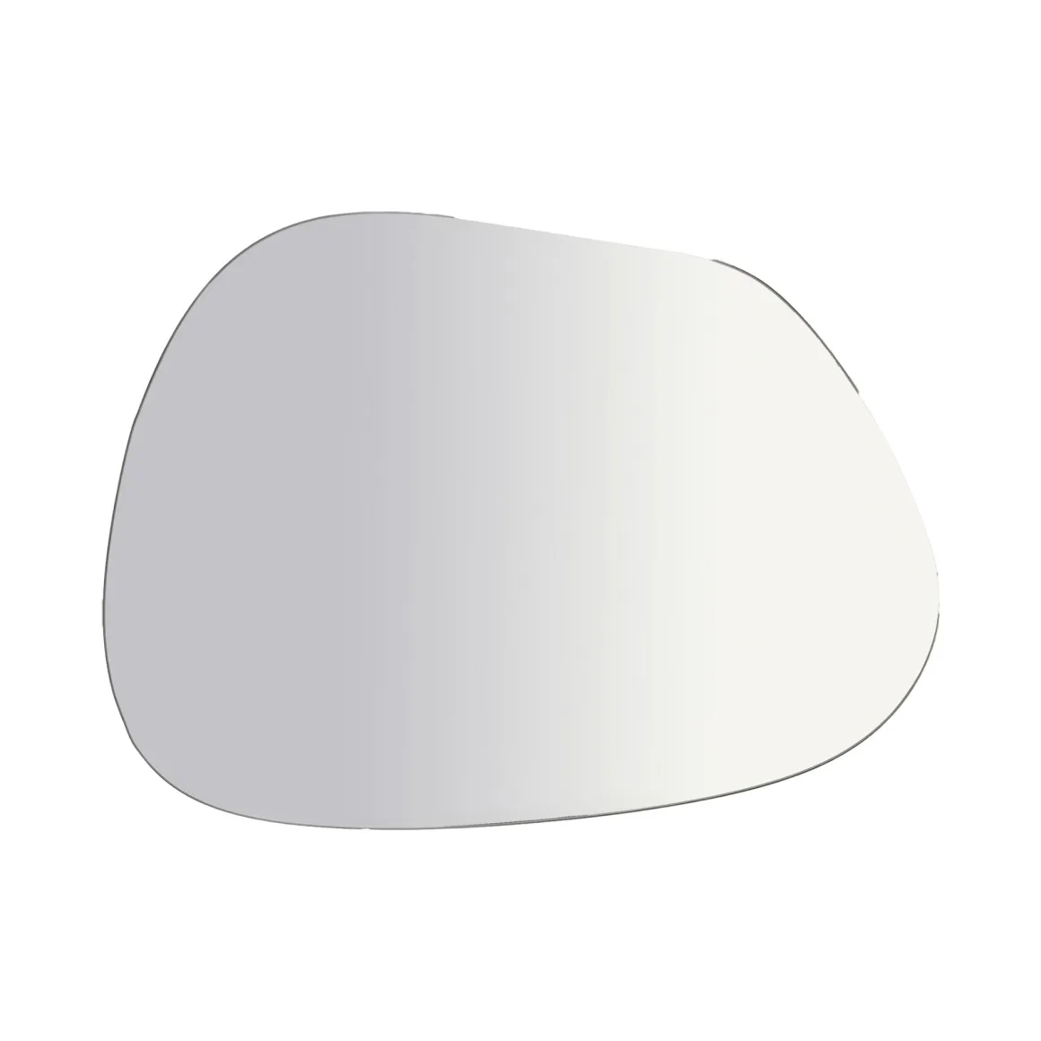 Specchio Trasparente Forma Irregolare Tipologia a Muro 90x70h cm, - Momo