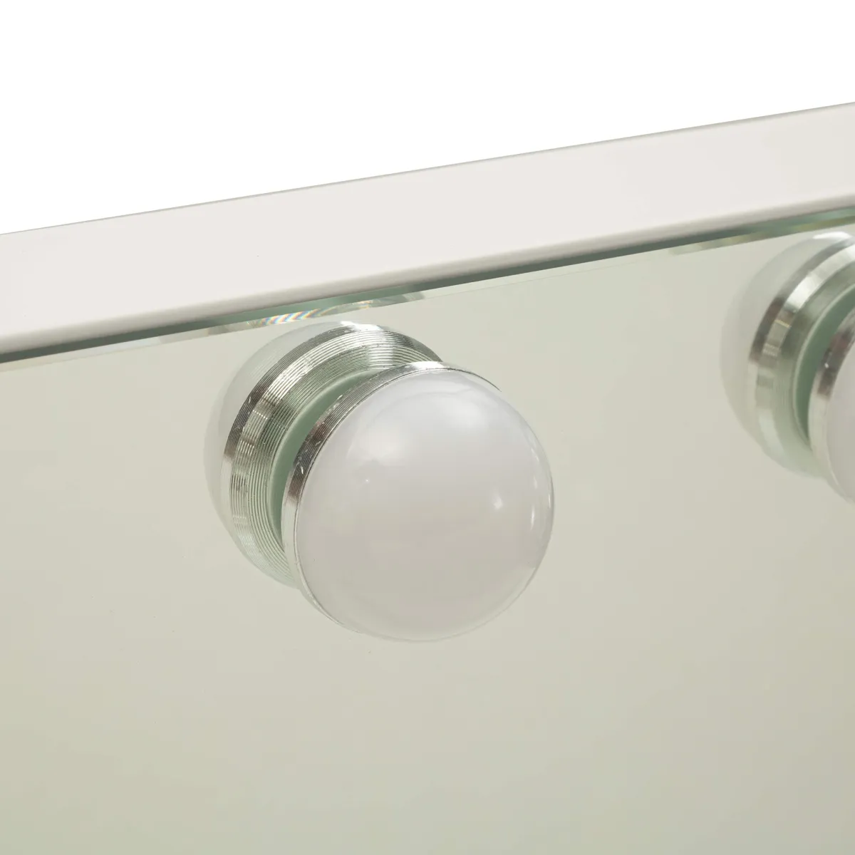 Specchi > Dmora Specchio Lampadine Incluse Forma Rettangolare 61x47h cm, Tipologia a Parete - Galiseri Trasparente