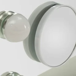 Specchi > Dmora Specchio Lampadine Incluse Forma Rettangolare 61x47h cm, Tipologia a Parete - Galiseri Trasparente